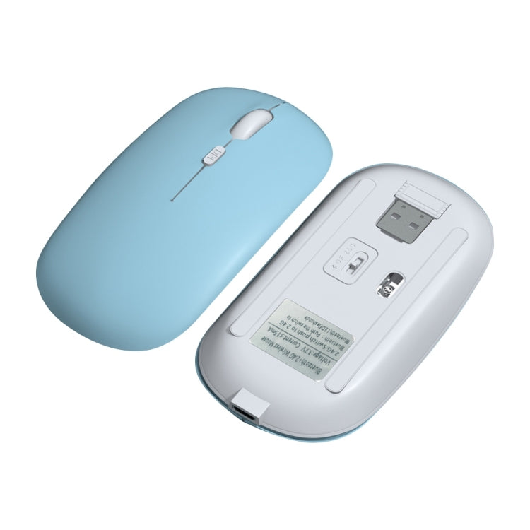 FOREV FVW312 1600dpi Bluetooth 2.4G Mouse Wireless Dual Mode, Bluetooth + 2.4G(White), Bluetooth + 2.4G(Black), Bluetooth + 2.4G(Pink), Bluetooth + 2.4G(Purple), Bluetooth + 2.4G(Yellow), Bluetooth + 2.4G(Blue), Bluetooth + 2.4G(Mint Green)������������...