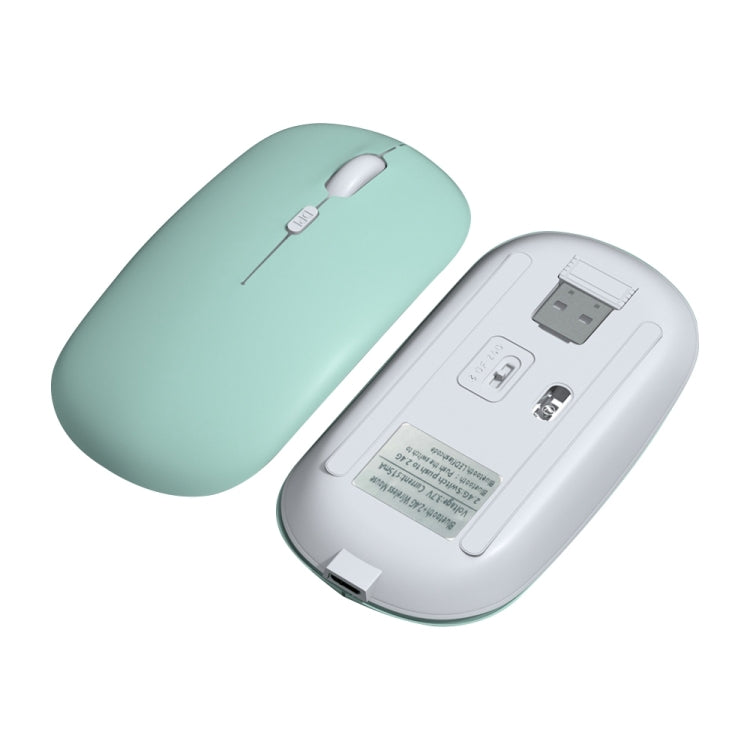 FOREV FVW312 1600dpi Bluetooth 2.4G Mouse Wireless Dual Mode, Bluetooth + 2.4G(White), Bluetooth + 2.4G(Black), Bluetooth + 2.4G(Pink), Bluetooth + 2.4G(Purple), Bluetooth + 2.4G(Yellow), Bluetooth + 2.4G(Blue), Bluetooth + 2.4G(Mint Green)������������...