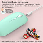 FOREV FVW312 1600dpi Bluetooth 2.4G Mouse Wireless Dual Mode, Bluetooth + 2.4G(White), Bluetooth + 2.4G(Black), Bluetooth + 2.4G(Pink), Bluetooth + 2.4G(Purple), Bluetooth + 2.4G(Yellow), Bluetooth + 2.4G(Blue), Bluetooth + 2.4G(Mint Green)            ...