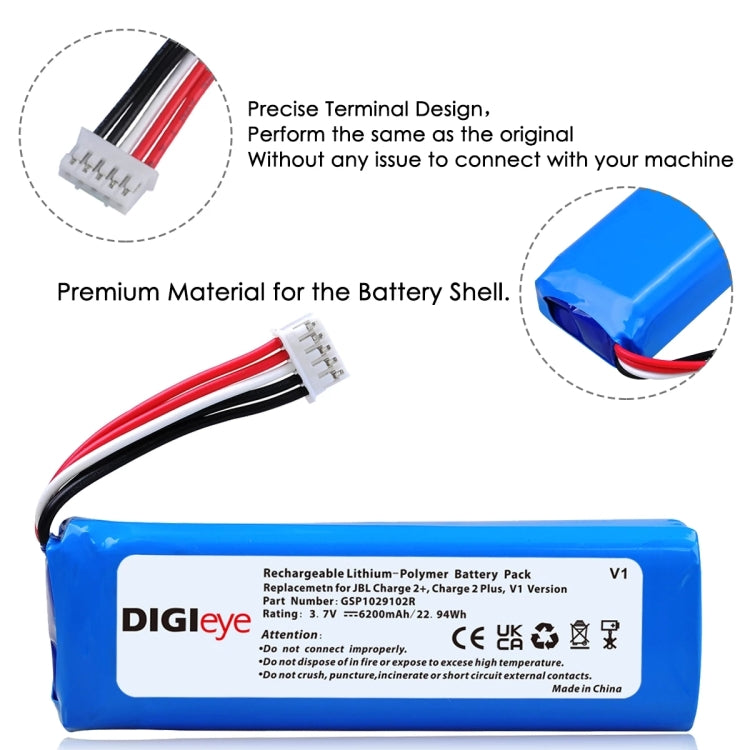 Battery Replacement, For JBL Charger 2+/Charge 2 plus/V1 Version, For JBL Boombox/Boombox 1, For JBL Xtreme 3, For JBL Link 10 Special Edition, For JBL Flip 2 2013/Flip II, For Harman Kardon Onyx Studio 5/Onyx Studio 6