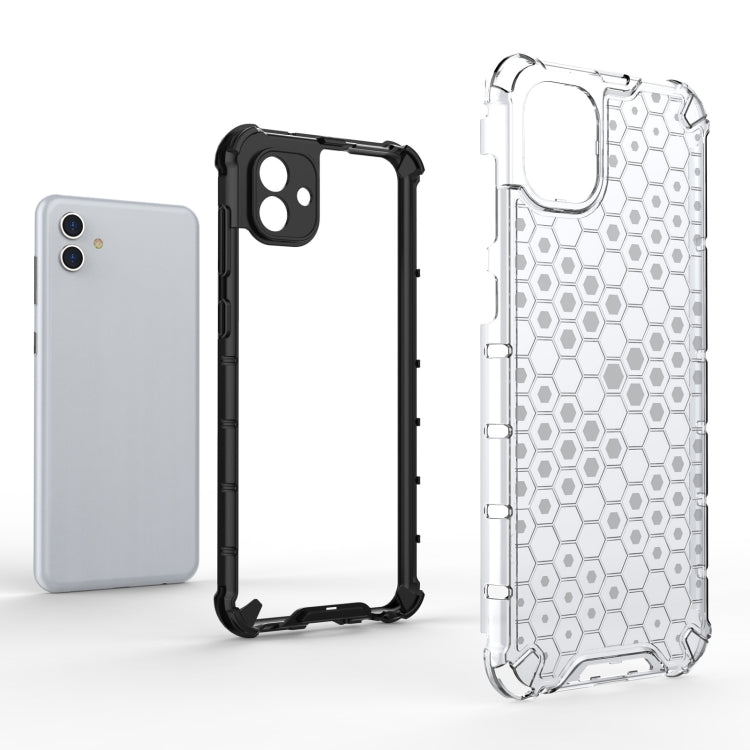 PC a nido d'ape antiurto + custodia per telefono in TPU, For Samsung Galaxy A04 4G, For Realme C33 4G India, For Xiaomi Redmi A1