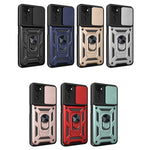 Cover per fotocamera scorrevole Custodia per telefono in TPU + PC, For Motorola Moto G22