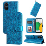 Custodia per telefono in pelle di girasole goffrata, For vivo Y16 / Y02s, For vivo Y35 4G / Y22s / Y22