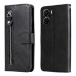 Custodia per telefono in pelle con cerniera in vitello, For vivo Y16 / Y02s, For vivo Y35 4G / Y22s / Y22