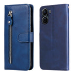 Custodia per telefono in pelle con cerniera in vitello, For vivo Y16 / Y02s, For vivo Y35 4G / Y22s / Y22