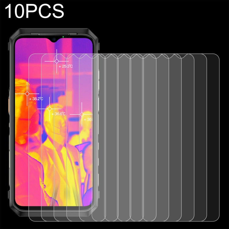 Pellicola in vetro temperato 10 pezzi 0,26 mm 9H 2,5D, For Blackview BV7200 (10 PCS), For Ulefone Power Armor 18T (10 PCS), For Ulefone Armor 17 Pro (10 PCS)