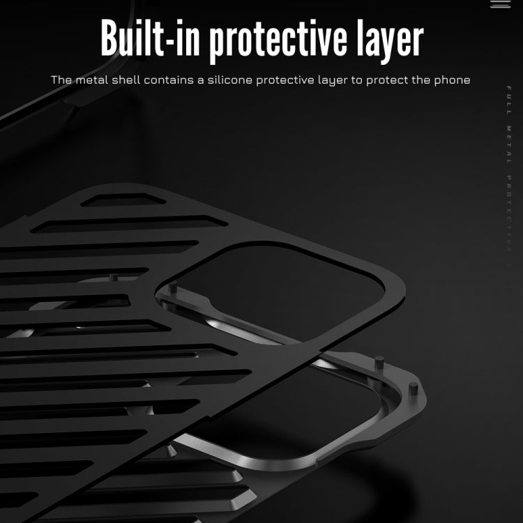 Custodia per telefono con armatura traspirante R-JUST, For iPhone 14, For iPhone 14 Plus, For iPhone 14 Pro, For iPhone 14 Pro Max