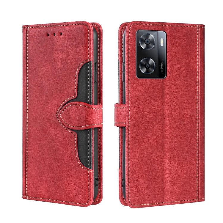 Custodia per telefono in pelle con fibbia magnetica Skin Feel, For OPPO A57s 4G / A57e 4G, For OPPO K10 5G Global, For vivo Y52t, For OnePlus Nord N20 SE 4G