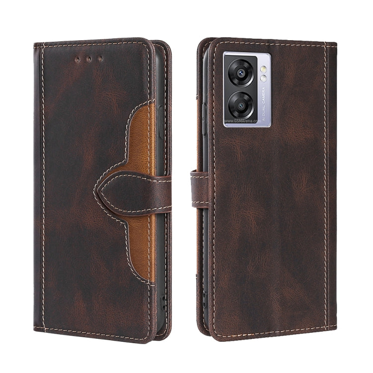 Custodia per telefono in pelle con fibbia magnetica Skin Feel, For OPPO A57s 4G / A57e 4G, For OPPO K10 5G Global, For vivo Y52t, For OnePlus Nord N20 SE 4G