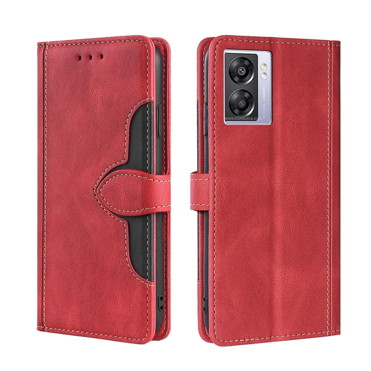 Custodia per telefono in pelle con fibbia magnetica Skin Feel, For OPPO A57s 4G / A57e 4G, For OPPO K10 5G Global, For vivo Y52t, For OnePlus Nord N20 SE 4G
