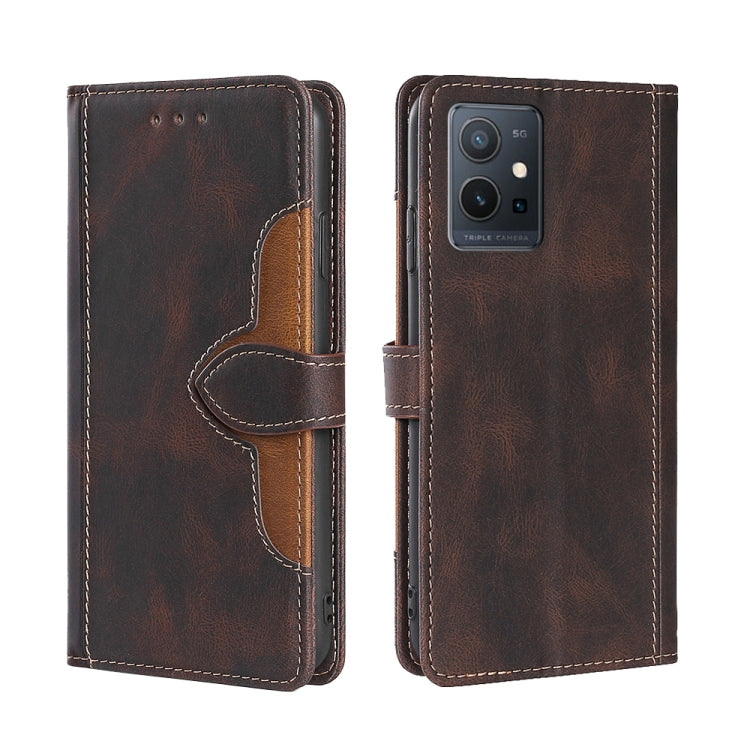Custodia per telefono in pelle con fibbia magnetica Skin Feel, For OPPO A57s 4G / A57e 4G, For OPPO K10 5G Global, For vivo Y52t, For OnePlus Nord N20 SE 4G