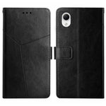 HT01 Cassa del telefono di cuoio di vibrazione del modello a forma di Y, For Samsung Galaxy A04 4G, For Samsung Galaxy A04s, For Samsung Galaxy A23 5G JP Version, For Samsung Galaxy A23e/A23s