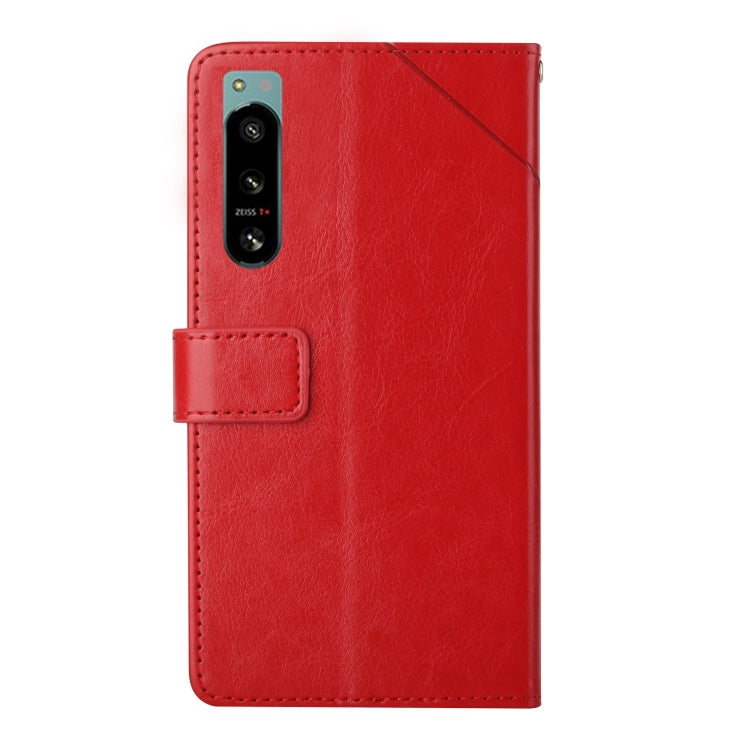 HT01 Cassa del telefono di cuoio di vibrazione del modello a forma di Y, For Sony Xperia 5 IV, For vivo X80 Lite/V25 5G, For Honor 70 Pro/70 Pro+, For Motorola Edge 30 Ultra/Moto X30 Pro