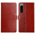 HT01 Cassa del telefono di cuoio di vibrazione del modello a forma di Y, For Sony Xperia 5 IV, For vivo X80 Lite/V25 5G, For Honor 70 Pro/70 Pro+, For Motorola Edge 30 Ultra/Moto X30 Pro