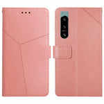 HT01 Cassa del telefono di cuoio di vibrazione del modello a forma di Y, For Sony Xperia 5 IV, For vivo X80 Lite/V25 5G, For Honor 70 Pro/70 Pro+, For Motorola Edge 30 Ultra/Moto X30 Pro