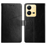 HT01 Cassa del telefono di cuoio di vibrazione del modello a forma di Y, For Sony Xperia 5 IV, For vivo X80 Lite/V25 5G, For Honor 70 Pro/70 Pro+, For Motorola Edge 30 Ultra/Moto X30 Pro