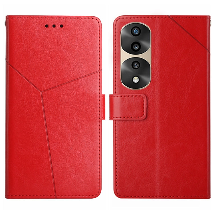 HT01 Cassa del telefono di cuoio di vibrazione del modello a forma di Y, For Sony Xperia 5 IV, For vivo X80 Lite/V25 5G, For Honor 70 Pro/70 Pro+, For Motorola Edge 30 Ultra/Moto X30 Pro