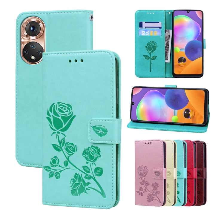 Custodia per telefono in pelle PU con flip in rilievo rosa, For Honor X7/Play 30 Plus, For Samsung Galaxy M33 5G Global, For Samsung Galaxy M53, For Samsung Galaxy A73 5G
