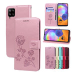 Custodia per telefono in pelle PU con flip in rilievo rosa, For Honor X7/Play 30 Plus, For Samsung Galaxy M33 5G Global, For Samsung Galaxy M53, For Samsung Galaxy A73 5G