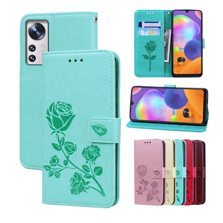 Custodia per telefono in pelle PU con flip in rilievo rosa, For Xiaomi 12/12X, For Xiaomi 12 Lite, For Xiaomi 12 Pro, For Xiaomi Redmi Note 11T Pro 5G