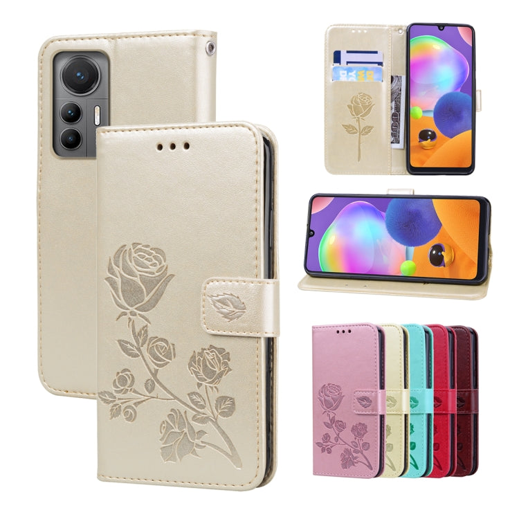 Custodia per telefono in pelle PU con flip in rilievo rosa, For Xiaomi 12/12X, For Xiaomi 12 Lite, For Xiaomi 12 Pro, For Xiaomi Redmi Note 11T Pro 5G
