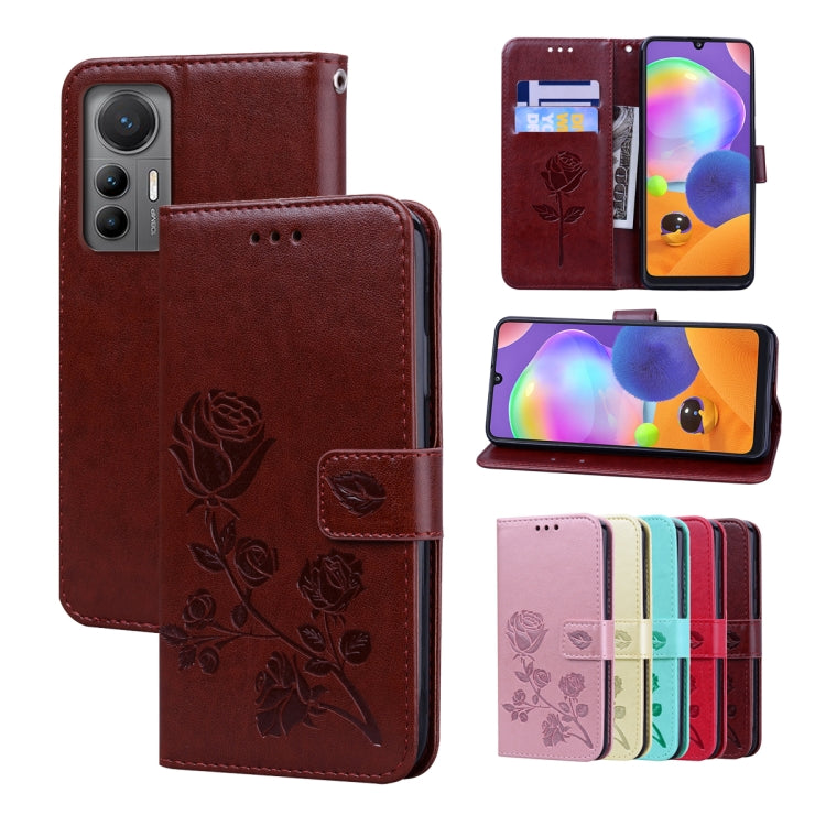 Custodia per telefono in pelle PU con flip in rilievo rosa, For Xiaomi 12/12X, For Xiaomi 12 Lite, For Xiaomi 12 Pro, For Xiaomi Redmi Note 11T Pro 5G