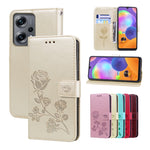 Custodia per telefono in pelle PU con flip in rilievo rosa, For Xiaomi 12/12X, For Xiaomi 12 Lite, For Xiaomi 12 Pro, For Xiaomi Redmi Note 11T Pro 5G