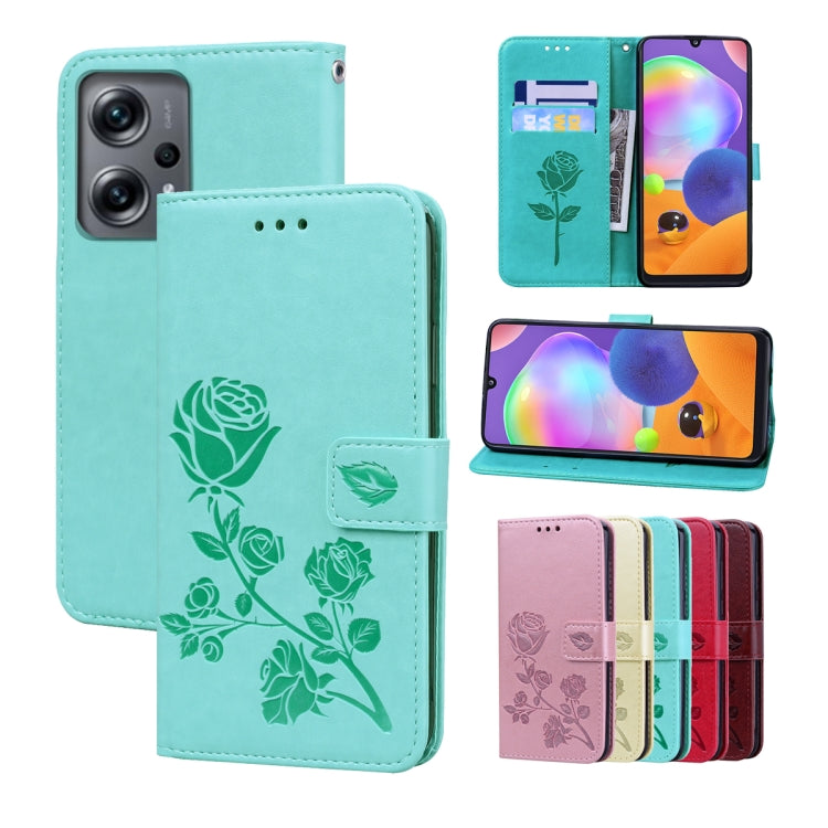 Custodia per telefono in pelle PU con flip in rilievo rosa, For Xiaomi 12/12X, For Xiaomi 12 Lite, For Xiaomi 12 Pro, For Xiaomi Redmi Note 11T Pro 5G