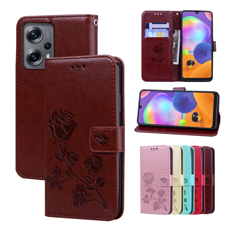 Custodia per telefono in pelle PU con flip in rilievo rosa, For Xiaomi 12/12X, For Xiaomi 12 Lite, For Xiaomi 12 Pro, For Xiaomi Redmi Note 11T Pro 5G