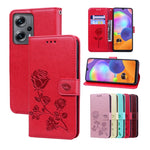 Custodia per telefono in pelle PU con flip in rilievo rosa, For Xiaomi 12/12X, For Xiaomi 12 Lite, For Xiaomi 12 Pro, For Xiaomi Redmi Note 11T Pro 5G