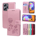 Custodia per telefono in pelle PU con flip in rilievo rosa, For Xiaomi 12/12X, For Xiaomi 12 Lite, For Xiaomi 12 Pro, For Xiaomi Redmi Note 11T Pro 5G
