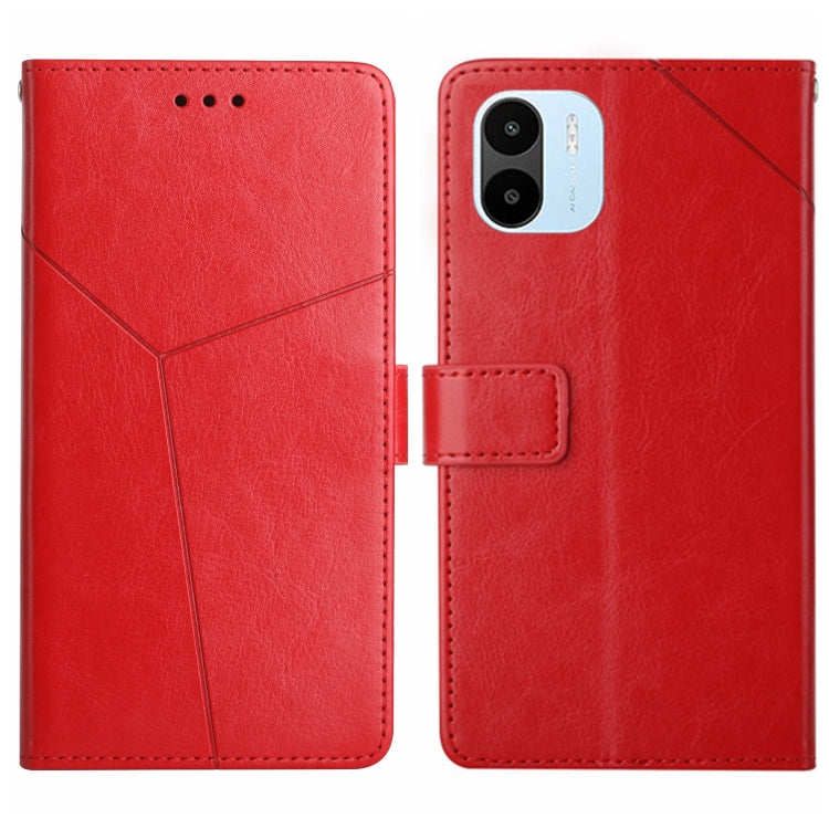 HT01 Cassa del telefono di cuoio di vibrazione del modello a forma di Y, For Xiaomi Poco M5 4G/5G/M4 5G, For Xiaomi Poco M5s, For Xiaomi Redmi A1, For Xiaomi Redmi K50 Ultra/12T/12T Pro