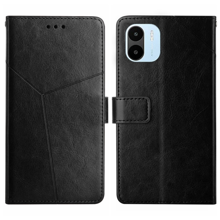 HT01 Cassa del telefono di cuoio di vibrazione del modello a forma di Y, For Xiaomi Poco M5 4G/5G/M4 5G, For Xiaomi Poco M5s, For Xiaomi Redmi A1, For Xiaomi Redmi K50 Ultra/12T/12T Pro