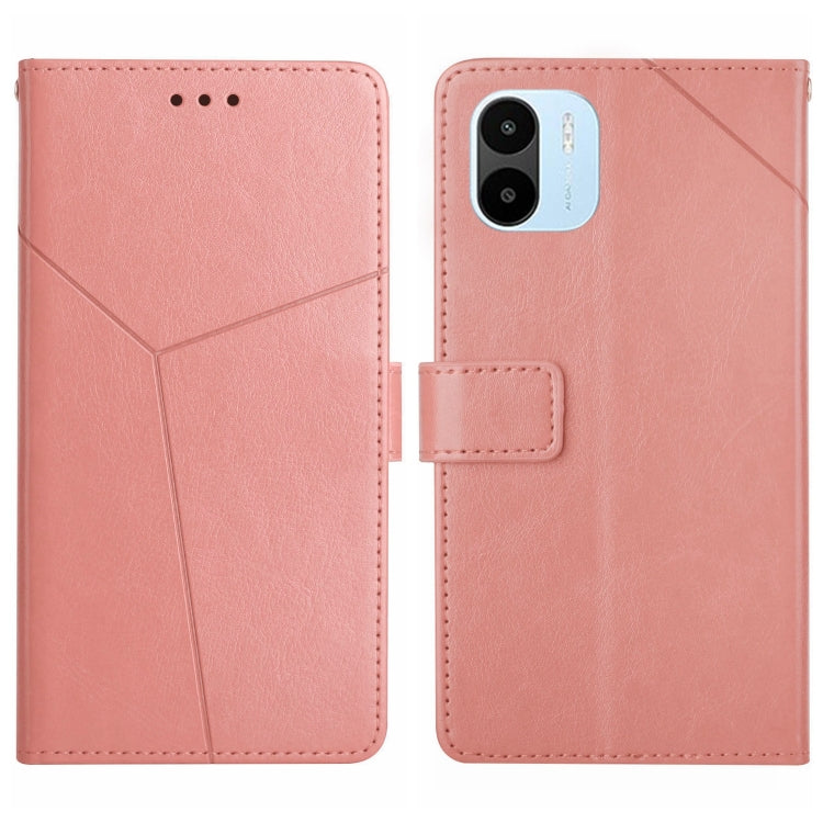 HT01 Cassa del telefono di cuoio di vibrazione del modello a forma di Y, For Xiaomi Poco M5 4G/5G/M4 5G, For Xiaomi Poco M5s, For Xiaomi Redmi A1, For Xiaomi Redmi K50 Ultra/12T/12T Pro
