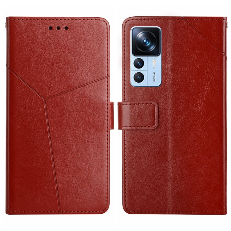 HT01 Cassa del telefono di cuoio di vibrazione del modello a forma di Y, For Xiaomi Poco M5 4G/5G/M4 5G, For Xiaomi Poco M5s, For Xiaomi Redmi A1, For Xiaomi Redmi K50 Ultra/12T/12T Pro