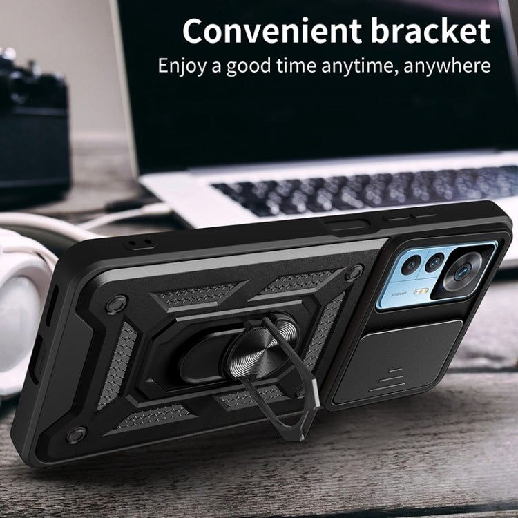 Cover per fotocamera scorrevole Design Custodia per telefono in TPU + PC, For Xiaomi 12T, For Xiaomi Redmi A1 4G, For Motorola Moto G22, For OPPO Reno8 5G