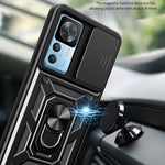 Cover per fotocamera scorrevole Design Custodia per telefono in TPU + PC, For Xiaomi 12T, For Xiaomi Redmi A1 4G, For Motorola Moto G22, For OPPO Reno8 5G