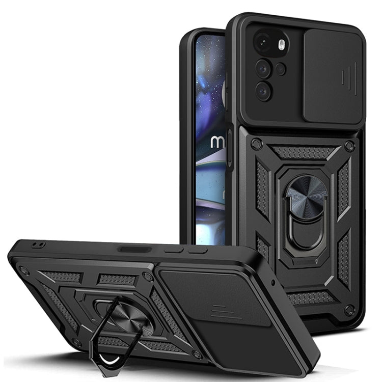Cover per fotocamera scorrevole Design Custodia per telefono in TPU + PC, For Xiaomi 12T, For Xiaomi Redmi A1 4G, For Motorola Moto G22, For OPPO Reno8 5G