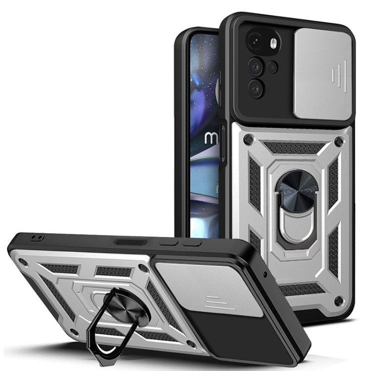 Cover per fotocamera scorrevole Design Custodia per telefono in TPU + PC, For Xiaomi 12T, For Xiaomi Redmi A1 4G, For Motorola Moto G22, For OPPO Reno8 5G