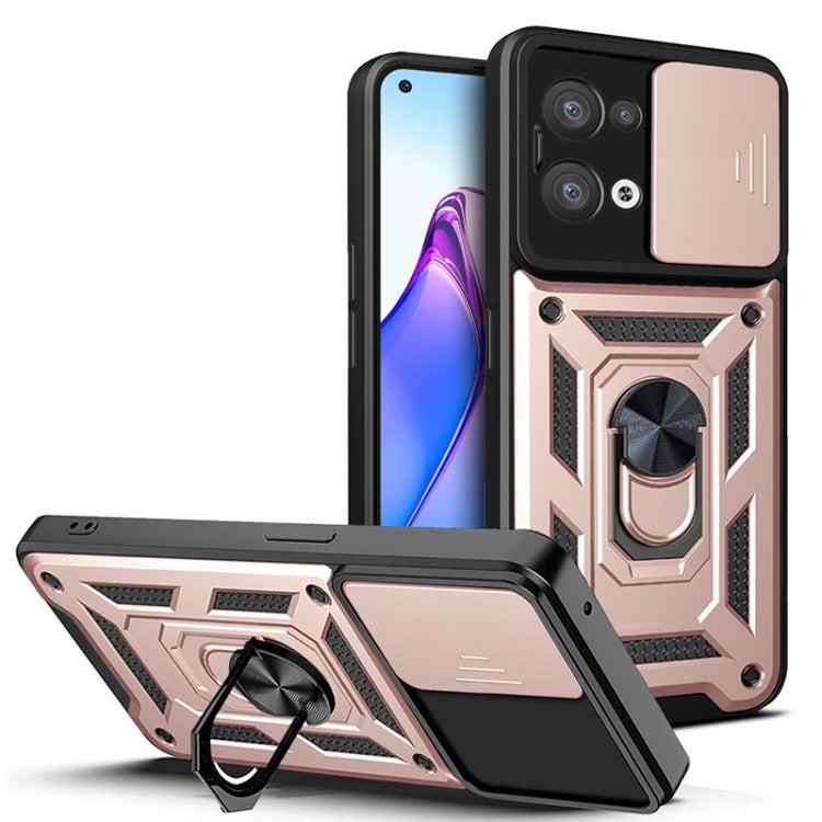 Cover per fotocamera scorrevole Design Custodia per telefono in TPU + PC, For Xiaomi 12T, For Xiaomi Redmi A1 4G, For Motorola Moto G22, For OPPO Reno8 5G
