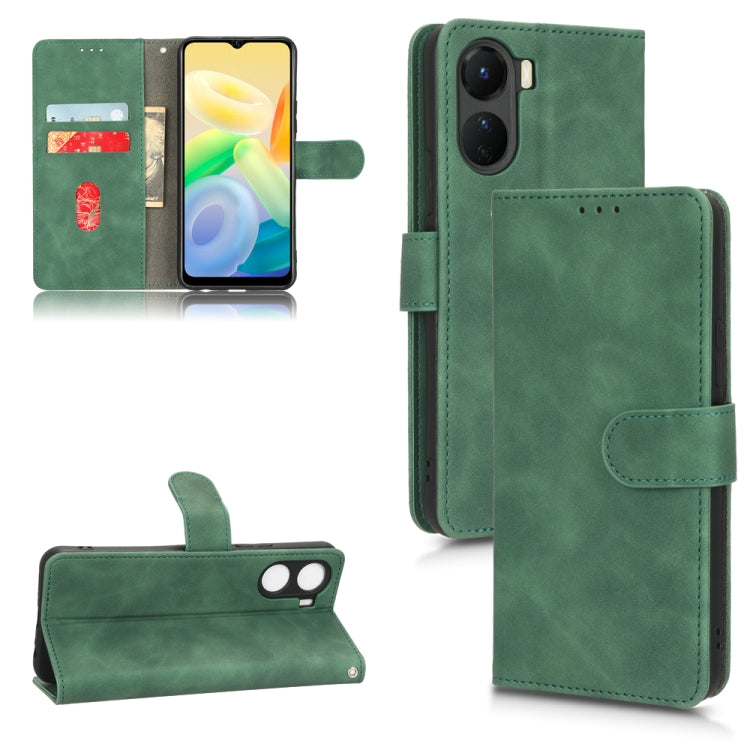 Custodia per telefono in pelle con vibrazione magnetica Skin Feel, For vivo Y16 4G, For Xiaomi Redmi A1 4G, For Honor 70 5G