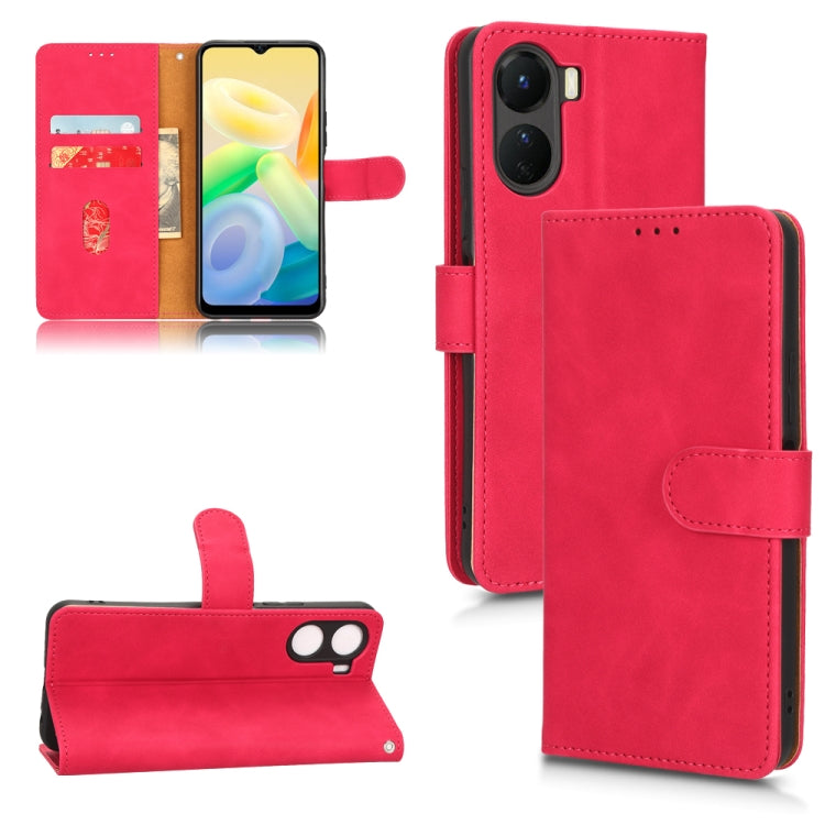 Custodia per telefono in pelle con vibrazione magnetica Skin Feel, For vivo Y16 4G, For Xiaomi Redmi A1 4G, For Honor 70 5G