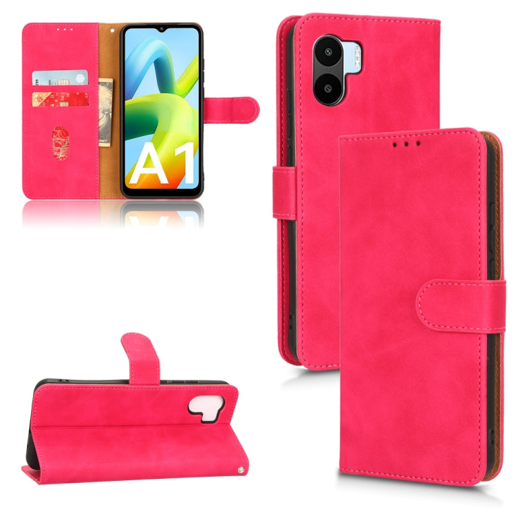 Custodia per telefono in pelle con vibrazione magnetica Skin Feel, For vivo Y16 4G, For Xiaomi Redmi A1 4G, For Honor 70 5G