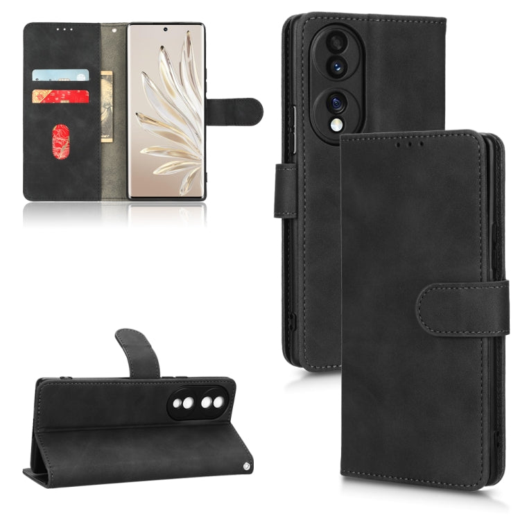 Custodia per telefono in pelle con vibrazione magnetica Skin Feel, For vivo Y16 4G, For Xiaomi Redmi A1 4G, For Honor 70 5G