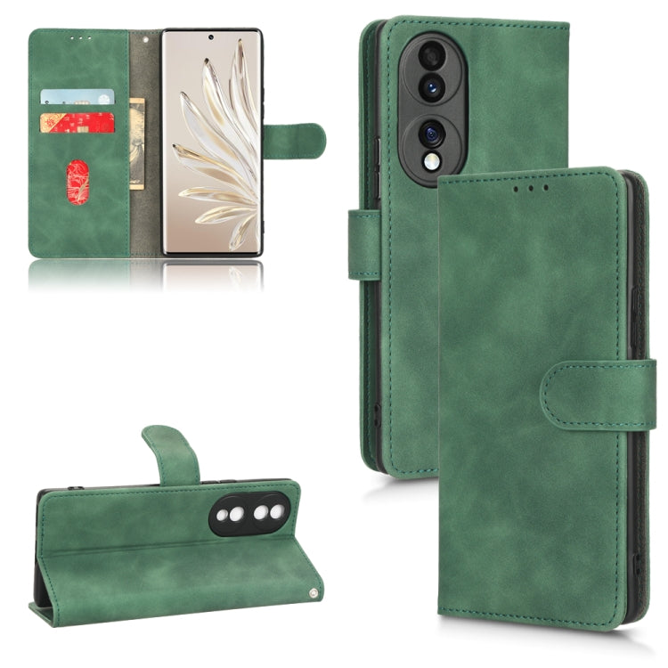 Custodia per telefono in pelle con vibrazione magnetica Skin Feel, For vivo Y16 4G, For Xiaomi Redmi A1 4G, For Honor 70 5G
