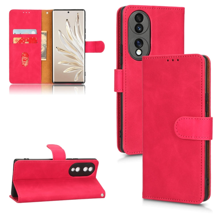 Custodia per telefono in pelle con vibrazione magnetica Skin Feel, For vivo Y16 4G, For Xiaomi Redmi A1 4G, For Honor 70 5G