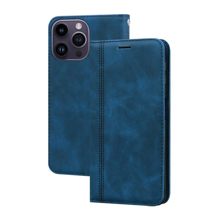 Custodia per telefono in PU con vibrazione orizzontale magnetica aziendale smerigliata, For iPhone 14 Plus, For iPhone 14 Pro Max, For iPhone 14 Pro, For iPhone 14