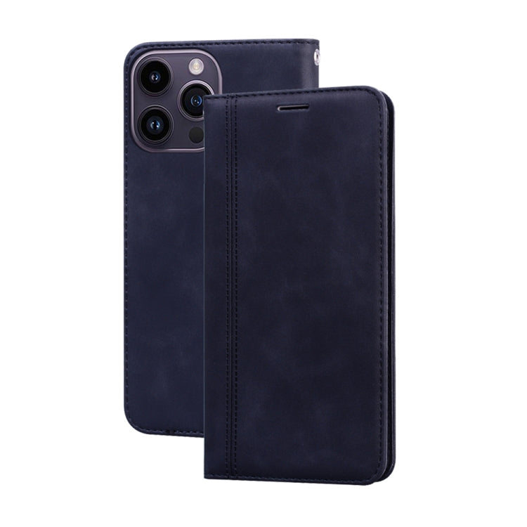 Custodia per telefono in PU con vibrazione orizzontale magnetica aziendale smerigliata, For iPhone 14 Plus, For iPhone 14 Pro Max, For iPhone 14 Pro, For iPhone 14