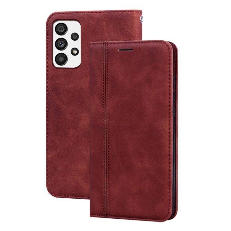 Custodia per telefono in PU con vibrazione orizzontale magnetica aziendale smerigliata, For Honor X7/Play 30 Plus, For Samsung Galaxy M33 5G Global, For Samsung Galaxy M53, For Samsung Galaxy A73 5G