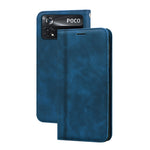 Custodia per telefono in PU con vibrazione orizzontale magnetica aziendale smerigliata, For Xiaomi Poco M4 Pro 4G, For Xiaomi Poco X4 Pro 5G